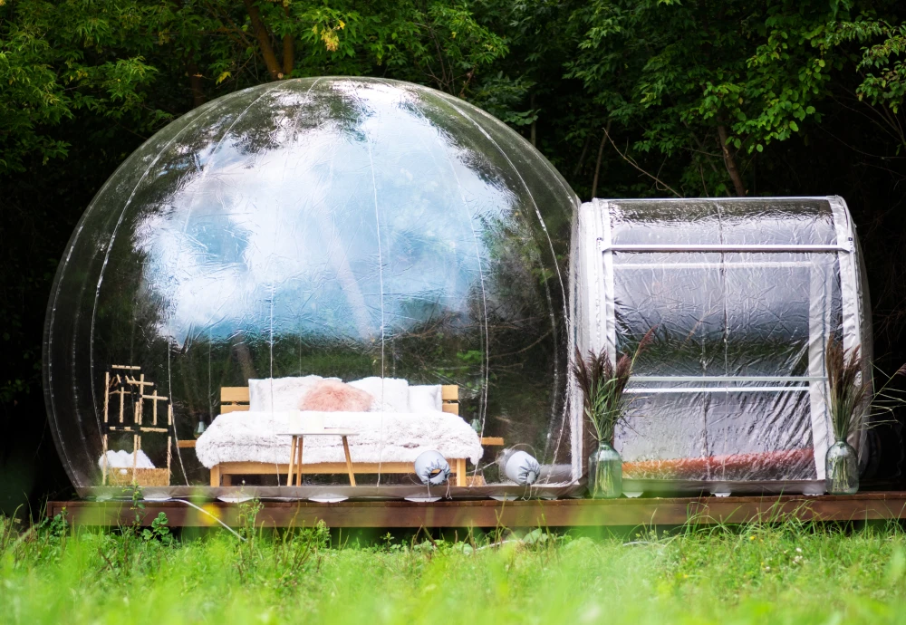 camping clear inflatable bubble tent