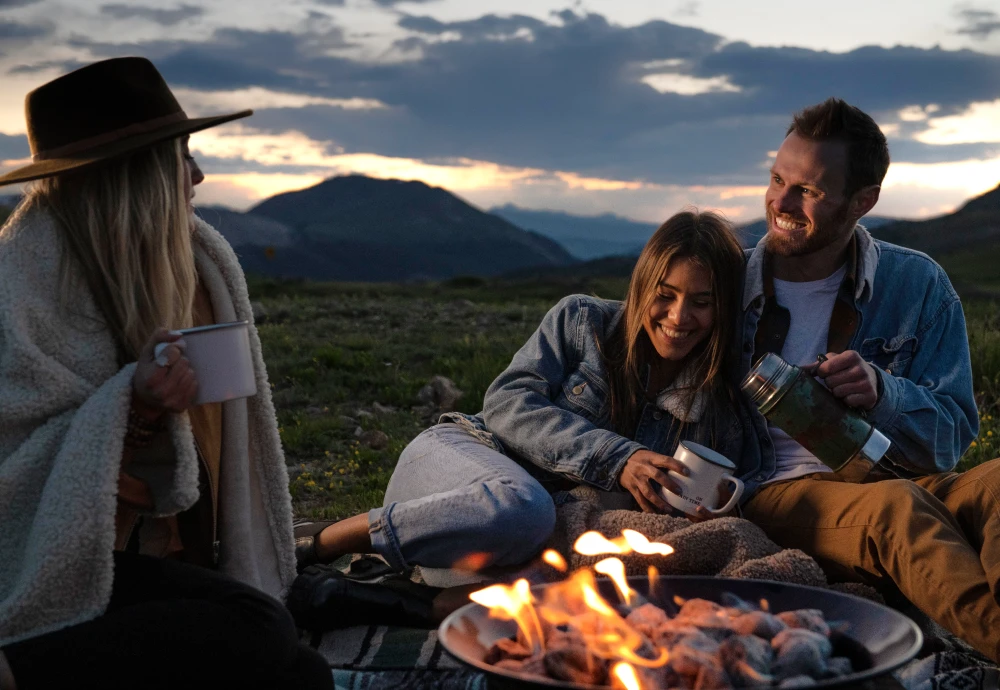 teepee tent with stove hole